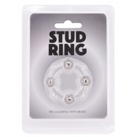 Эрекционное кольцо Stud Ring с бусинами