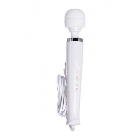 Белый жезловый вибромассажер L'EROINA Super Massager